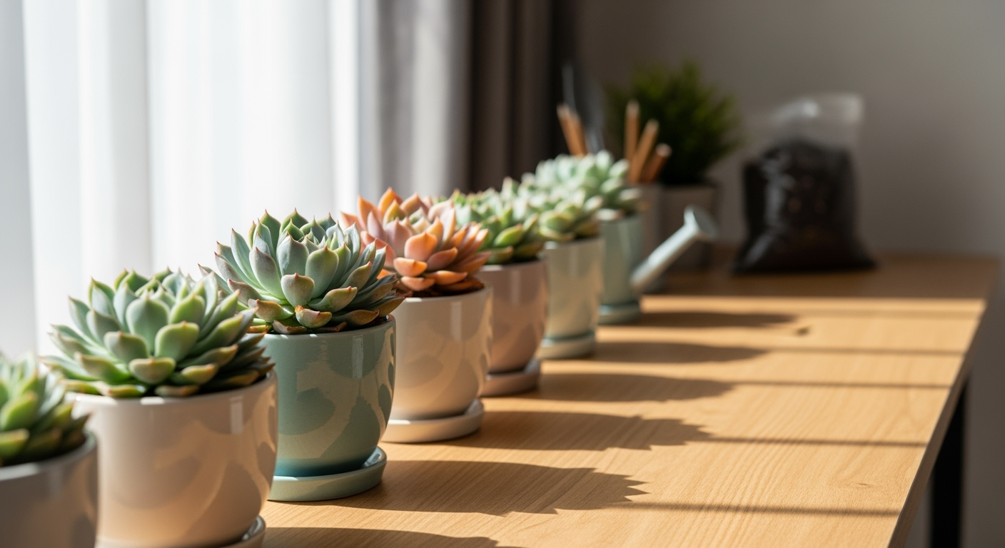 忙しい40代でも枯らさない多肉植物の育て方｜4つの基本ルールで失敗ゼロ