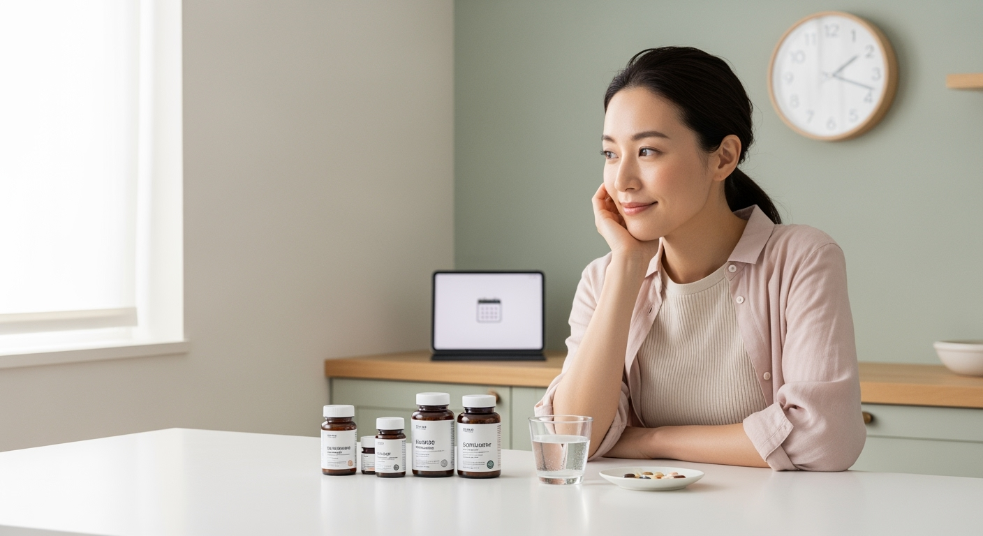 40代が知らないと損するサプリの飲み方｜脂溶性・水溶性の違いで吸収率が変わる基本ルール