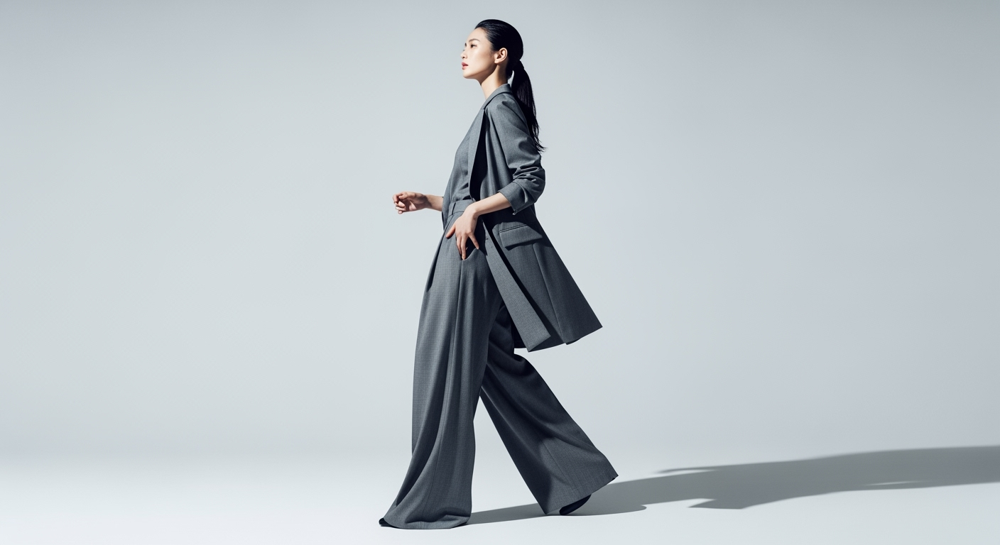 高身長女性の9割が知らない「比率3:7の法則」で品格アップする着こなし術