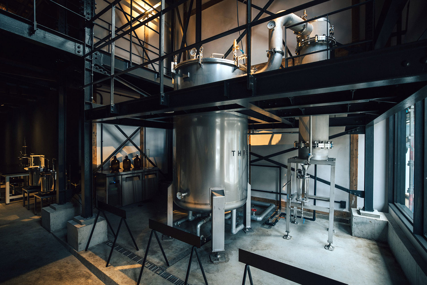 ガラス張りの部屋