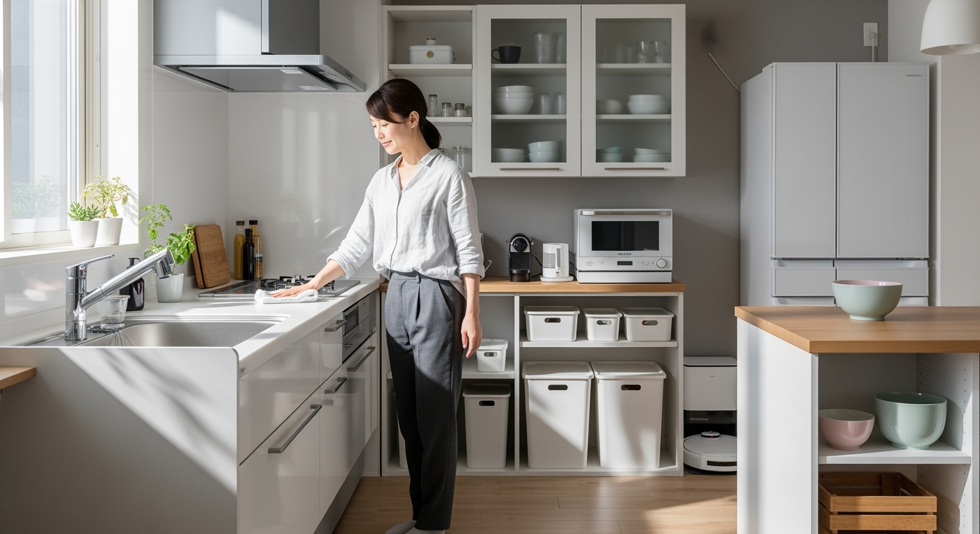 探す・迷うを断つだけで毎日30分の余裕！忙しい30代・40代の時短家事術5選