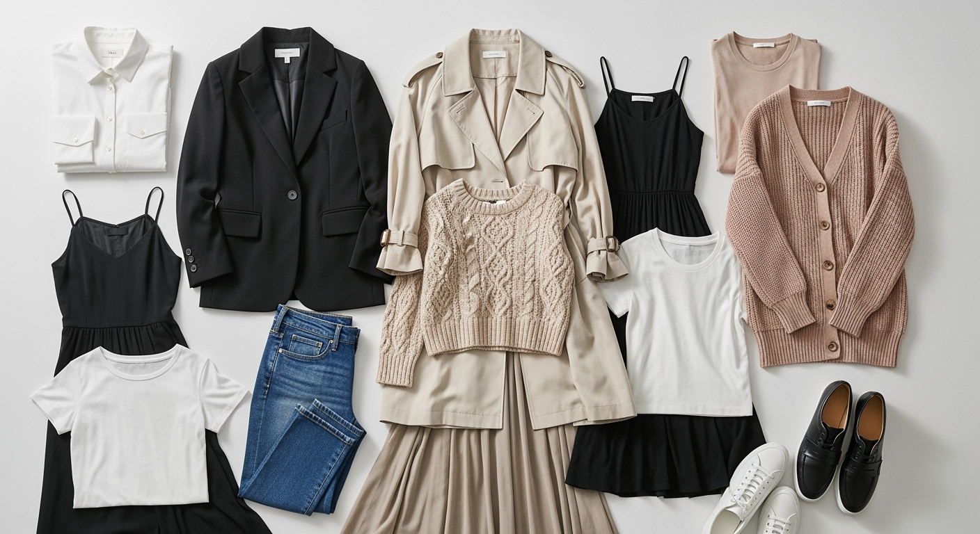 朝の7分時短が叶う！40代が選ぶべきベーシック服10選と着回し術
