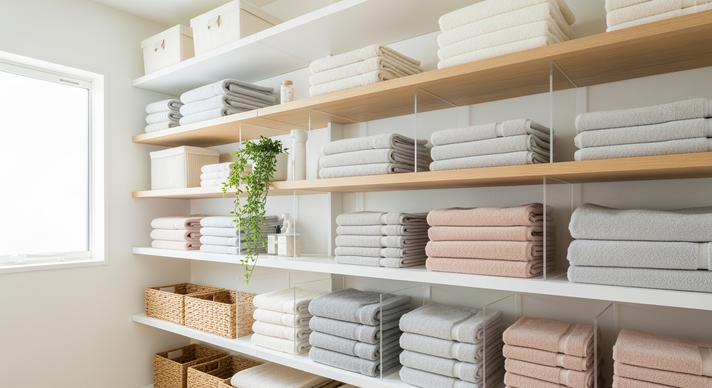 家族分のタオル、何枚が正解？30代ママが見つけた「清潔キープの3ステップ」