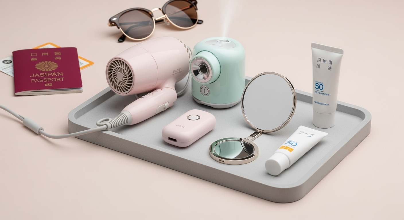 旅行先でも美肌をキープ！機内乾燥を防ぐ美容ガジェット選び方ガイド