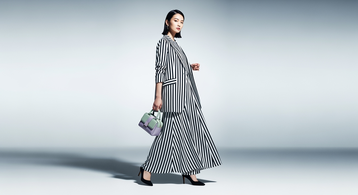 30代・40代が5㎝スタイルアップ！ストライプで縦長に見せる着こなし術3選