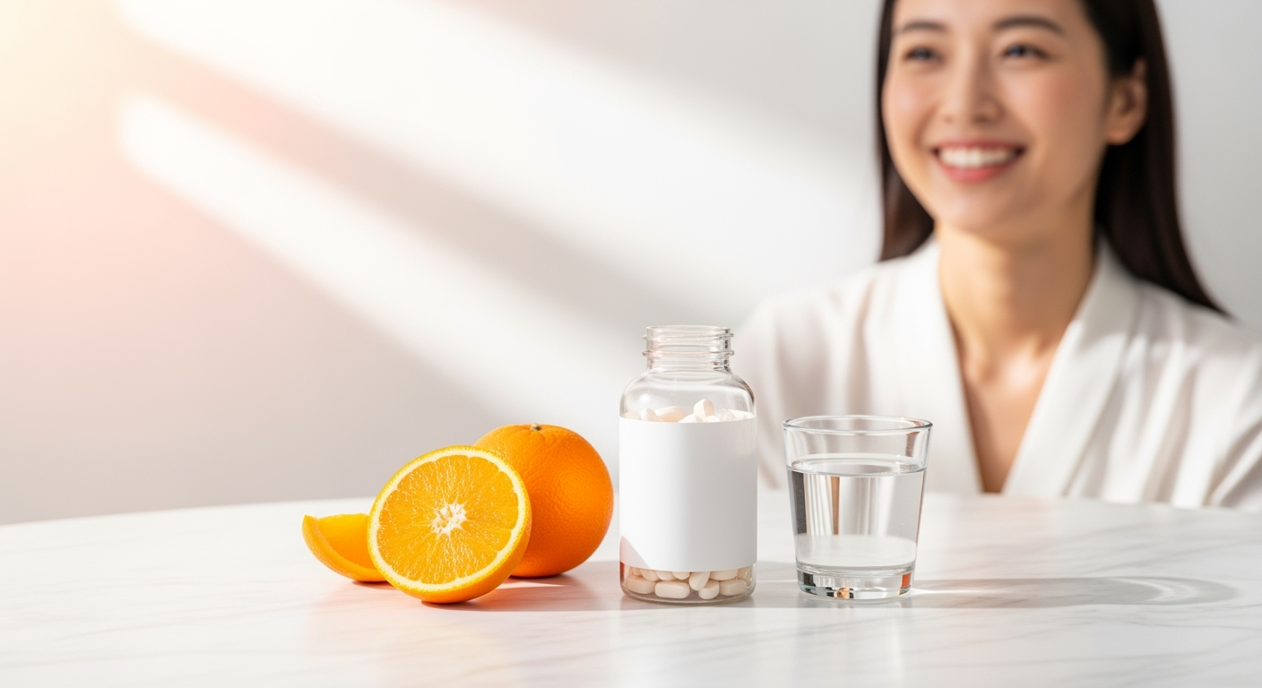 40代が知らないビタミンC摂取の新常識｜1日100mgの根拠と肌・免疫を支える実践チェック