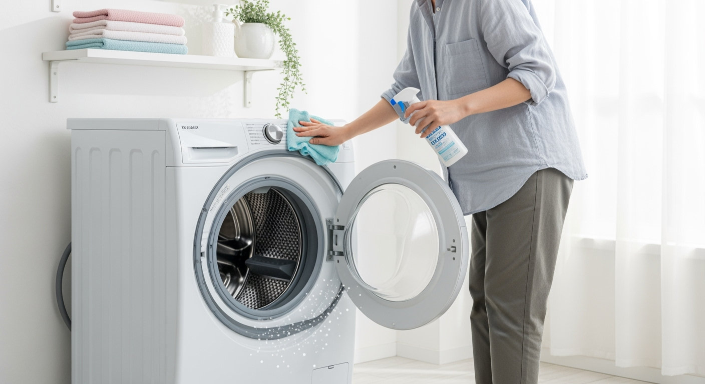 30代・40代が知らないと損する！洗濯機のにおいが消える3つの簡単掃除法