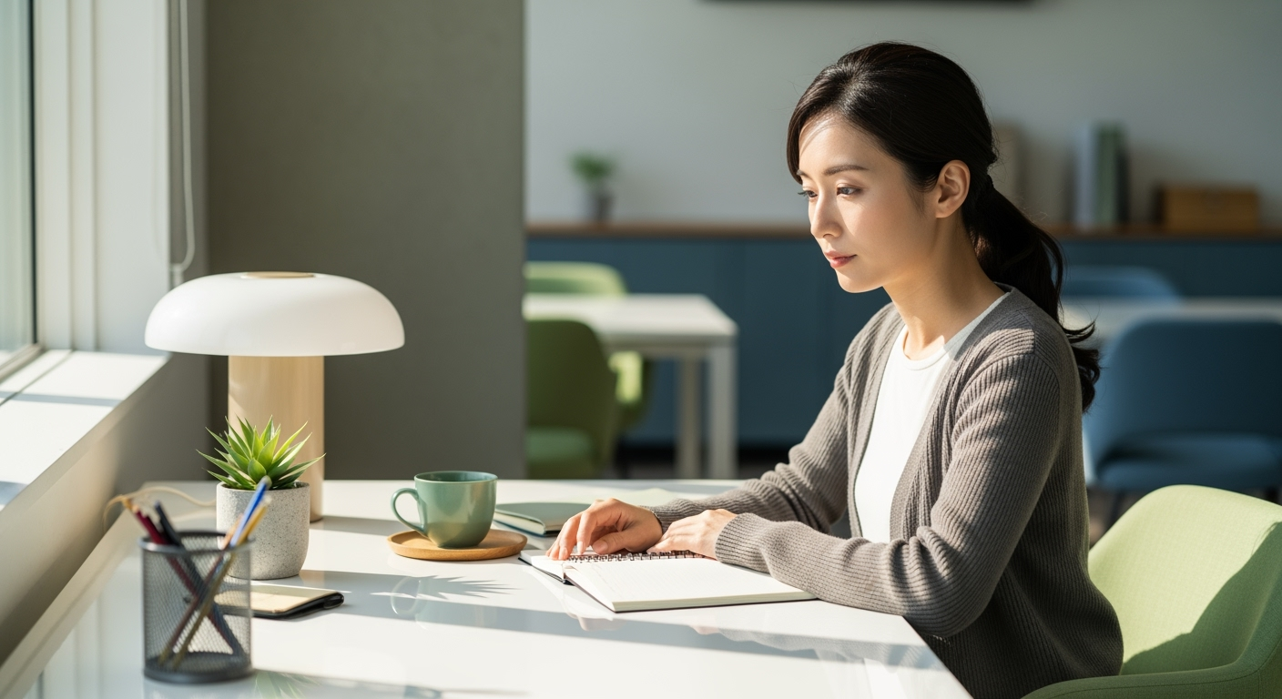 40代女性の9割が実感！職場で3分でできるストレス対処法チェックリスト