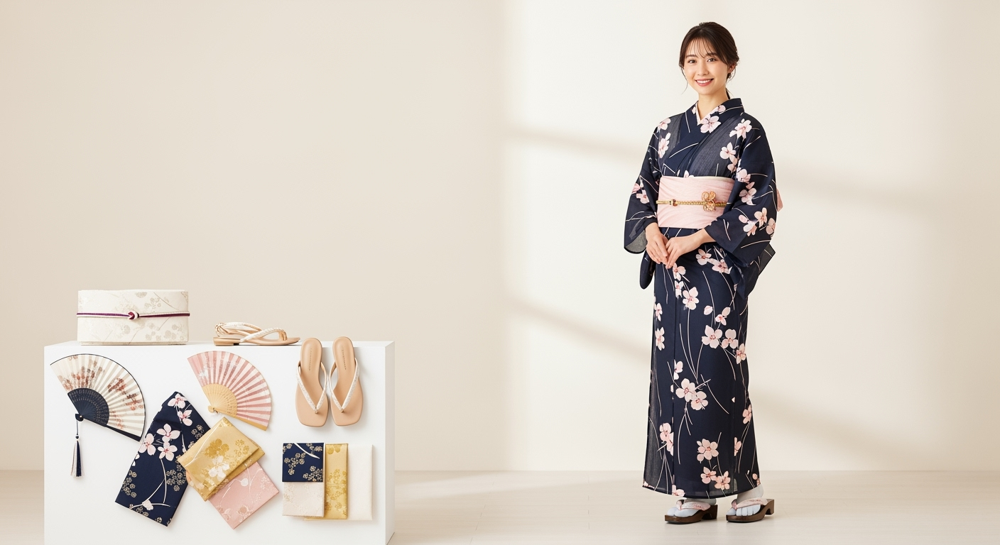失敗しない大人の浴衣選び：余白・色・帯で差がつく5つのコツ